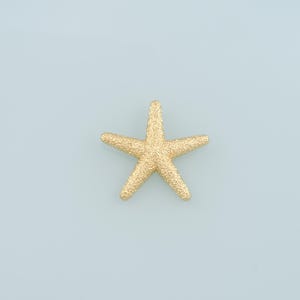 Gold Big Starfish Charms,18K Gold Filled Sea star Pendant,Starfish Charm Bracelet Necklace for DIY Jewelry Making Supply