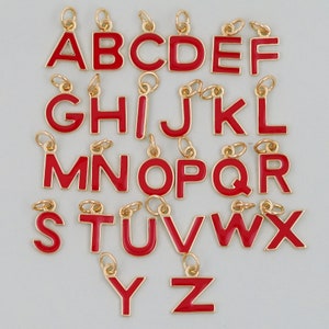 26pcs Alloy Letter Pendants, Alphabet A-Z Pendants Bamboo Initial Letter Charms for DIY Necklace Bracelet Jewelry Making, Women's, Size: One size