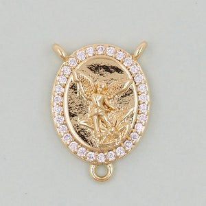 Gold Angel Charms,18K Gold Filled Angel Pendant,Angel Charm Bracelet Necklace for DIY Jewelry Making Supply