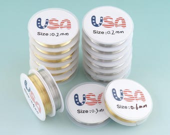 光沢のある銅線：半硬銅線、22または24ゲージ - Etsy 日本