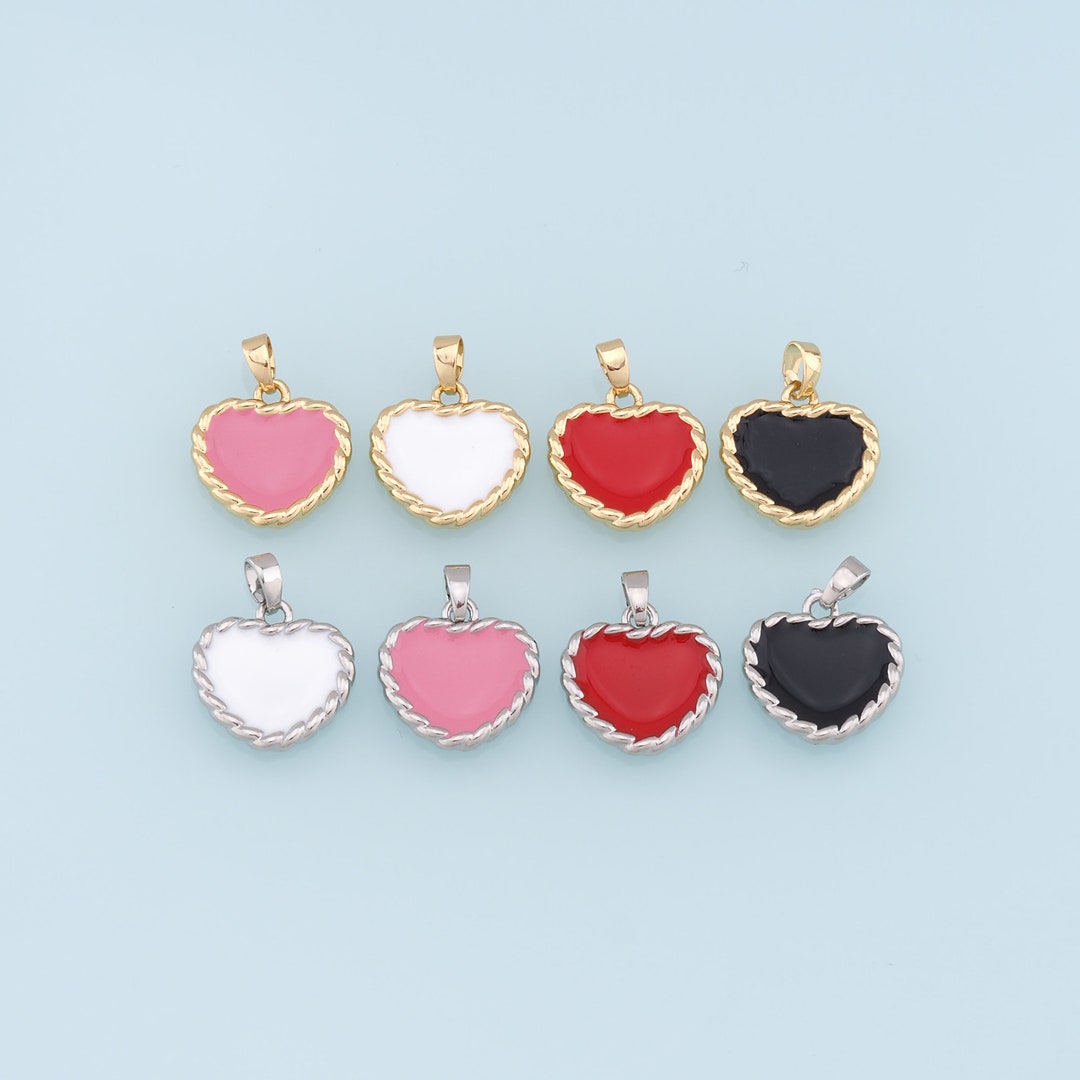 Enamel Heart Pendant