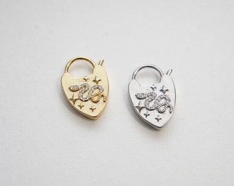 Gold Snake Clasps,Lobster Clasp Gold Lobster Claw for DIY Jewelry Finding Necklace Bracelet