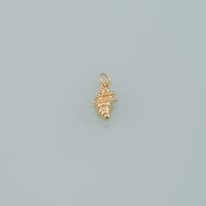18K Gold Filled Croissant Pendant,Dainty Croissant Charm Bracelet Necklace for DIY Jewelry Making Supply