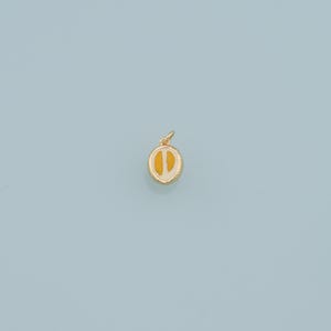 Gold Durian Charms,18K Gold Filled durian Pendant,Fruit Charm Bracelet Necklace for DIY Jewelry Making Supply