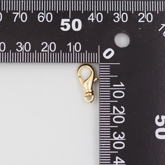 18kゴールドネックレス ロブスタークラスプ ゴールドネックレス留め金、18Kゴールドフィルドロブスタークラスプ