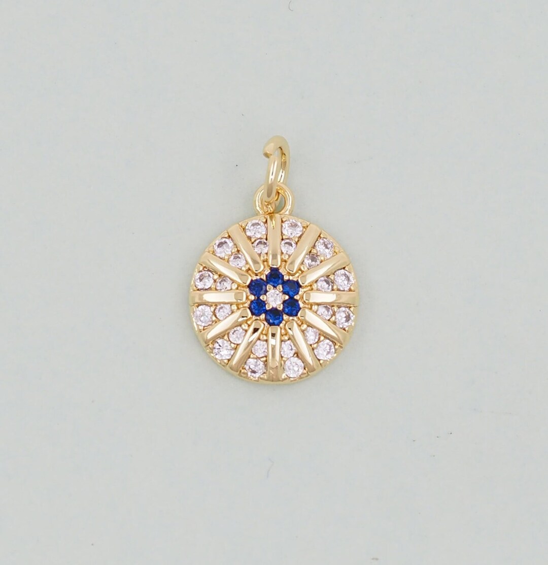 Gold Star Flower Charms Necklace