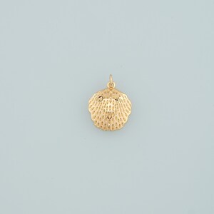 Gold Conch Charms,18K Gold Filled Conch Pendant,Conch Shell Charm Bracelet Necklace for DIY Jewelry Making Supply