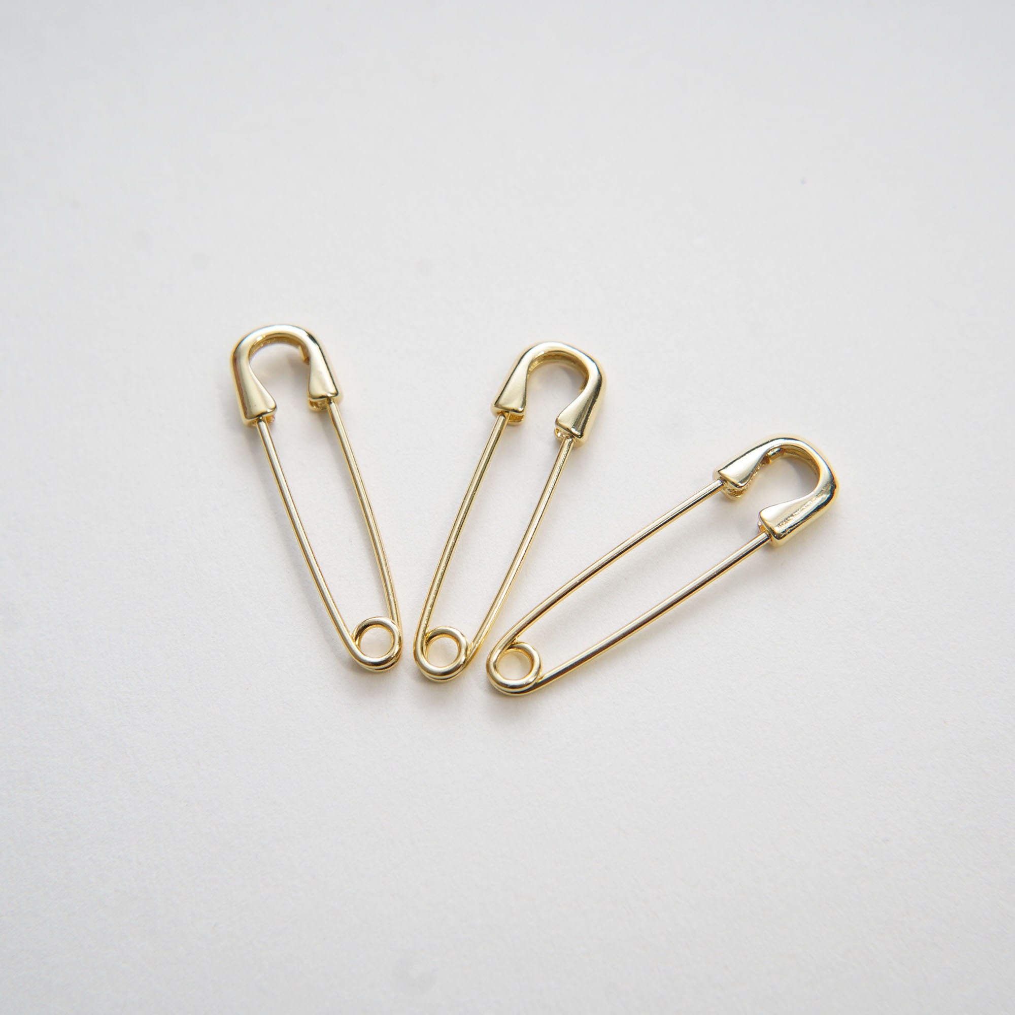 Gold Safety Pins 7/8 ( Size #0) Pack of 100 Made in USA