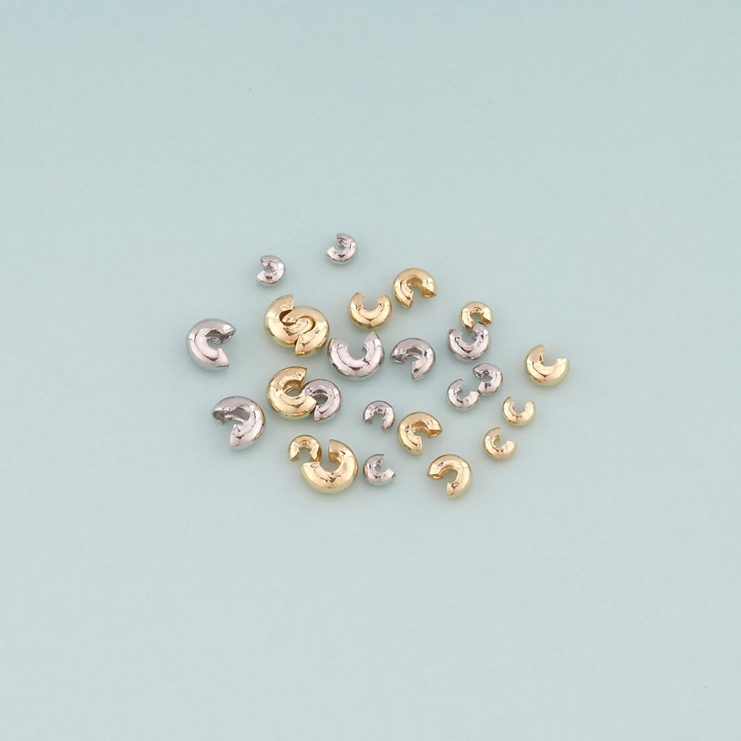 Positioning Bead 20pcs 18K Gold Filled Cover Beads ,positioning Beads for DIY Jewelry ...