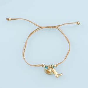 Corda intrecciata regolabile in oro, bracciale con stivali da cappello riempito in oro 18 carati, braccialetti finiti, braccialetti per la creazione di gioielli