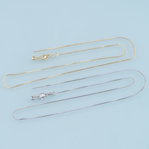 Gold Box Chain,18K Gold Filled Box  for Necklace Bracelet DIY Jewelry Making Supply