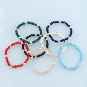 Catena di cristallo d'oro, bracciale di cristallo di pietra naturale riempito d'oro 18K, braccialetti semilavorati, braccialetti per la creazione di gioielli