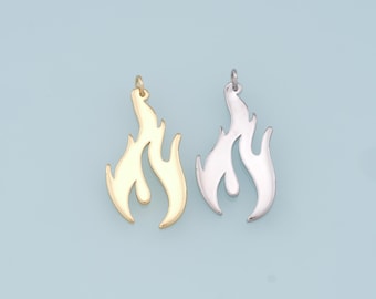 Gold Element Charms,18K Gold Filled element Pendant,Silver element Charm Bracelet Necklace for DIY Jewelry Making Supply