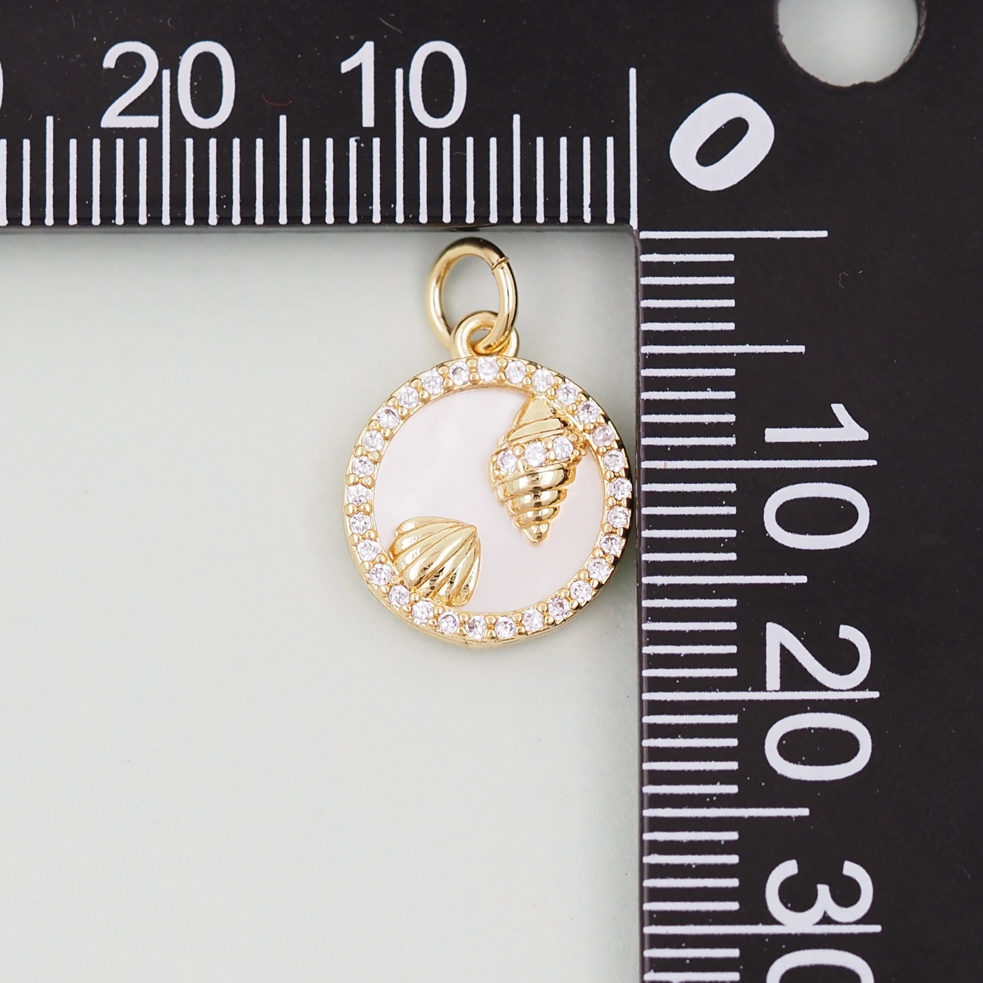 Coach Shell Charm Gold Shell Charms,18k Gold Filled Conch Shell Pendant,conch Shell Charm ...