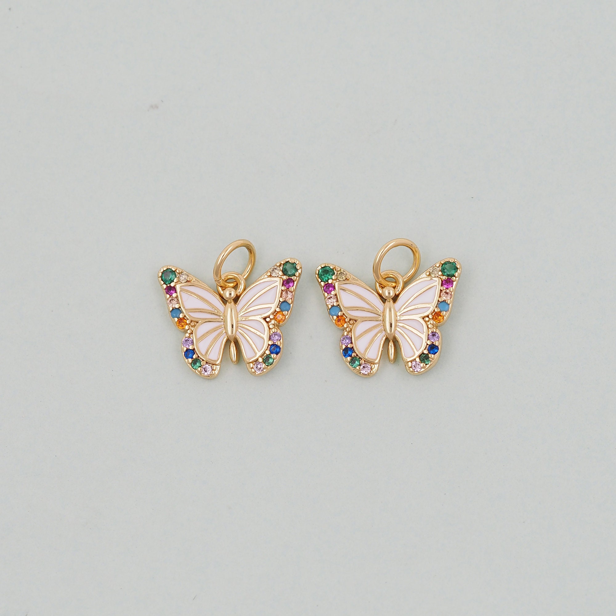 Butterfly Charm Bracelet – Pink Poppy