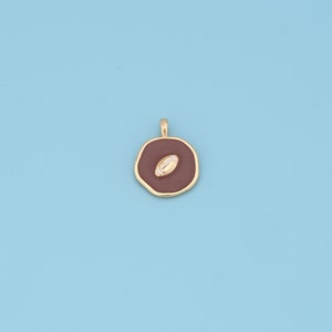 Gold football Charms,18K Gold Filled football Pendant,football Charm Bracelet Necklace for DIY Jewelry Making Supply