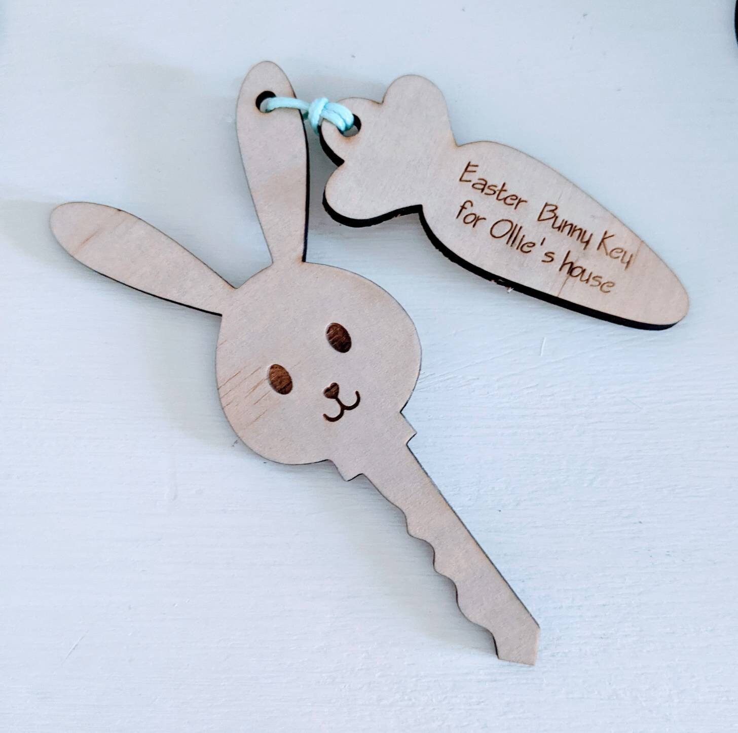 Personalised Easter Bunny Key Decoration for Kids Bucket or Etsy UK