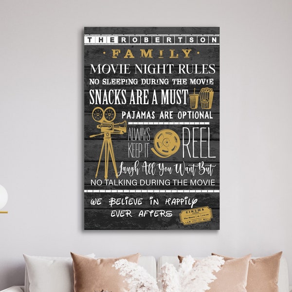 Movie Room Decor Etsy