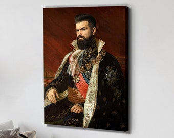 Custom Royal Portrait from Photo | Renaissance Portrait | Custom Portrait | Human Portraits | Custom Man Woman Portrait |Historical Portrait