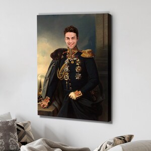 Custom Human Portrait | Royal Portraits | Renaissance Portrait | Historical Portrait | Regal Painting | Custom Human Art|Portrait from Photo