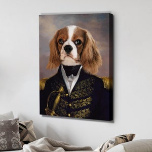 Custom Pet Portraits, Renaissance Dog Portrait, Regal Dog Painting, Pet Portrait, Custom Dog Art, Dog Painting, Pet Loss Gift, Pet Regal