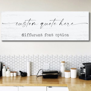 Custom Signs with Quotes for Home | Personalized Wall Art Master Bedroom Above The Bed His and Hers Sayings, Vows, & Song Lyrics On Wall Art