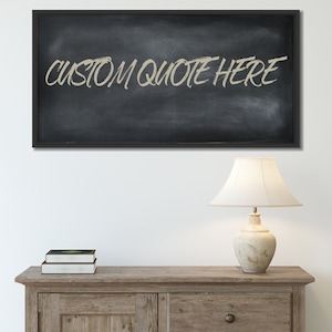 Create Your Own Custom Canvas Quote Sign | Personalized Inspirational Bible Verse & Motivational Sayings, Scriptures, Song Lyrics or Vows |