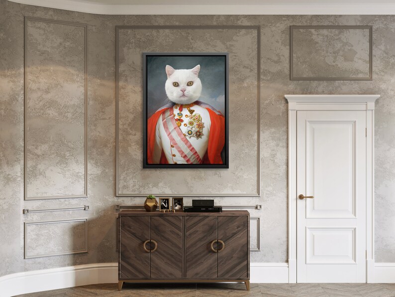 Pet Portrait,Custom Pet Portrait,Custom Bunny Art From Photo,Bunny Suit Custom Portrait,Wallart Portrait,Gift for Valentine's day bild 3