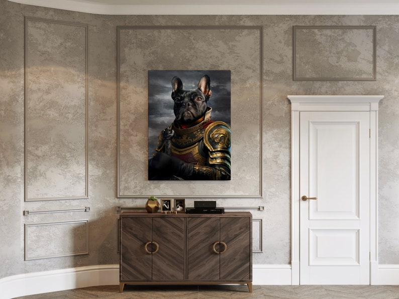 Pet Portrait,Custom Pet Portrait,Custom Bunny Art From Photo,Bunny Suit Custom Portrait,Wallart Portrait,Gift for Valentine's day bild 2