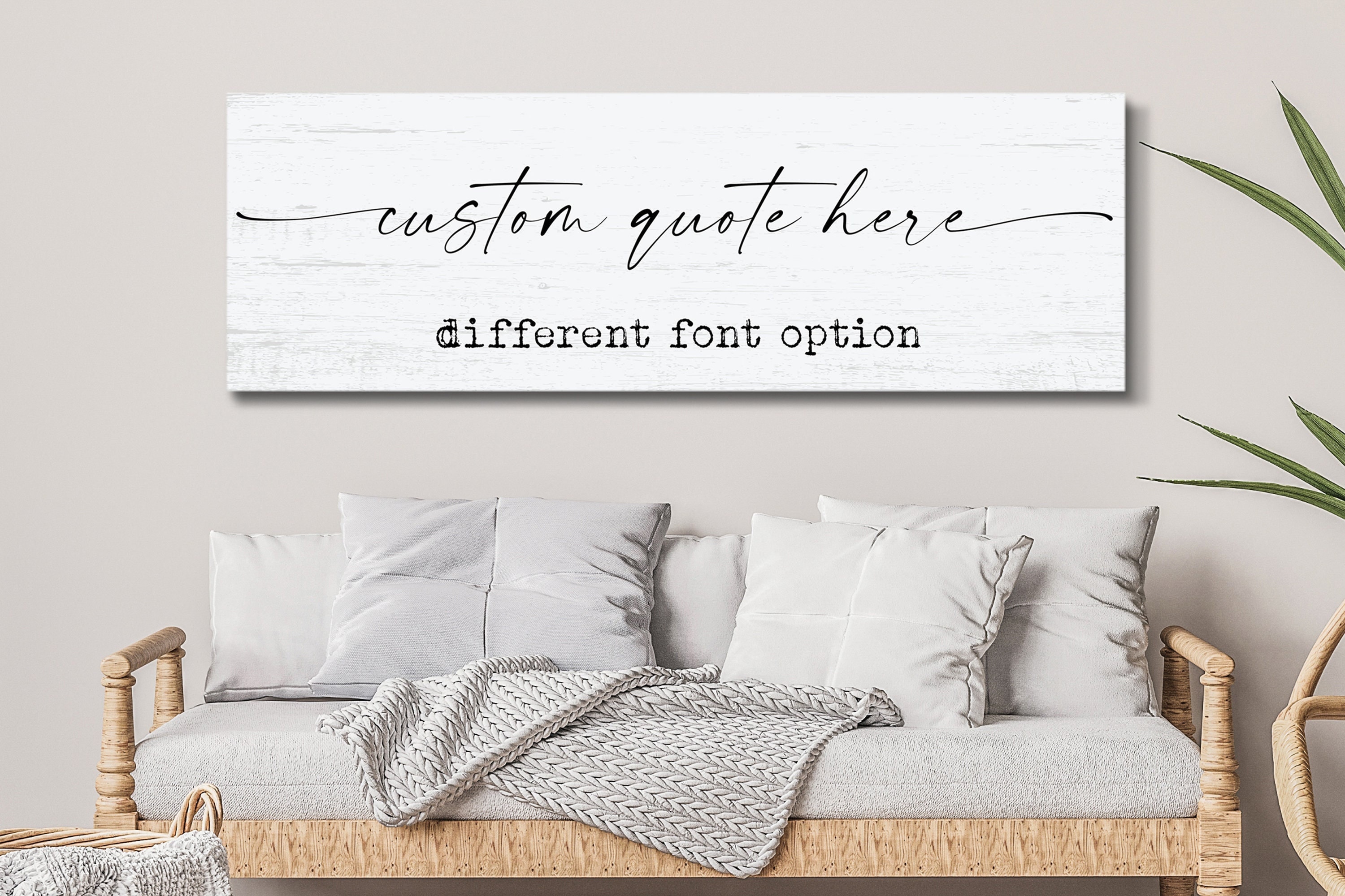 Canvas Quotes Etsy UK