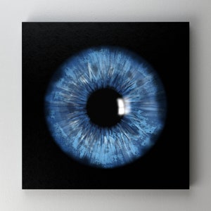 Custom Eye Canvas, Your Eyes Wallart, Digital Illustrated Eyes, Eyes Canvas Print, Personalized Iris Canvas, Eyes Canvas from Photo