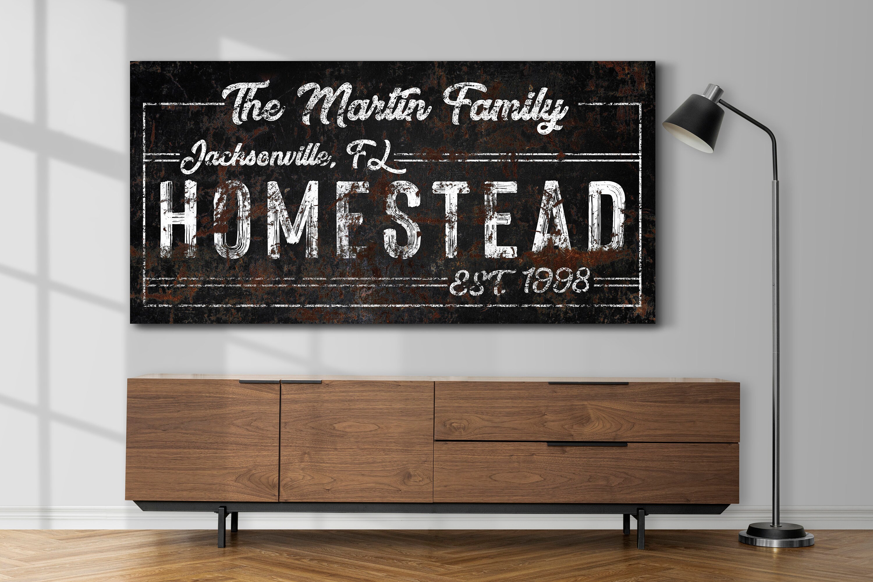 Custom Homestead Sign, Family Homestead Sign, Rustic Homestead Sign ...