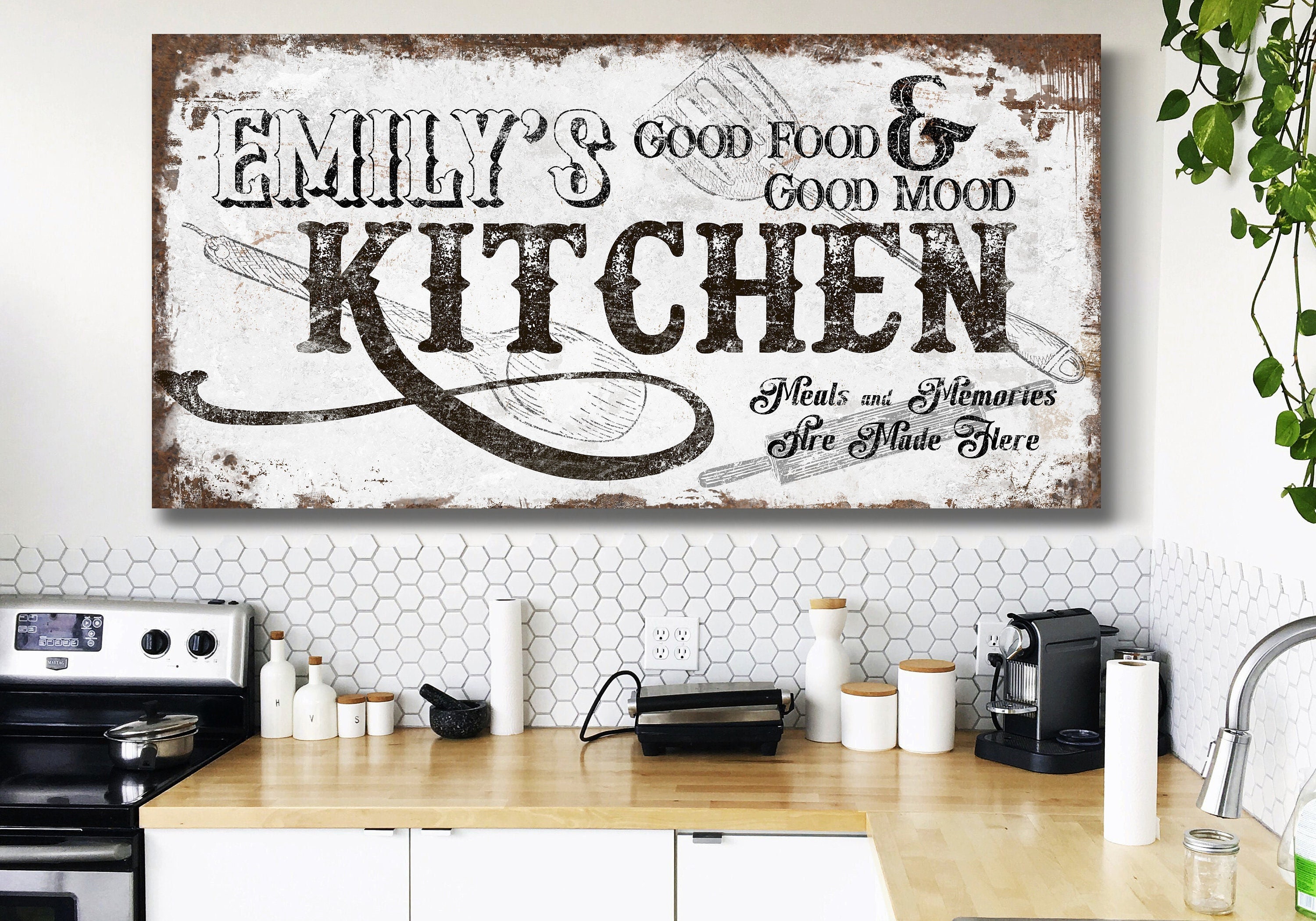 Spanish Kitchen Sign La Cocina Sign Spanish Decor Cocina Wood Sign Custom Wood Sign Wood Signs With Quotes 4x16 Inch
