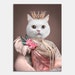 Custom Pet Portraits | Queen Pet Portrait | Female Animal Portrait | Princess Cat Portrait | Renaissance Cat Portrait | Pet Portrait Royal 