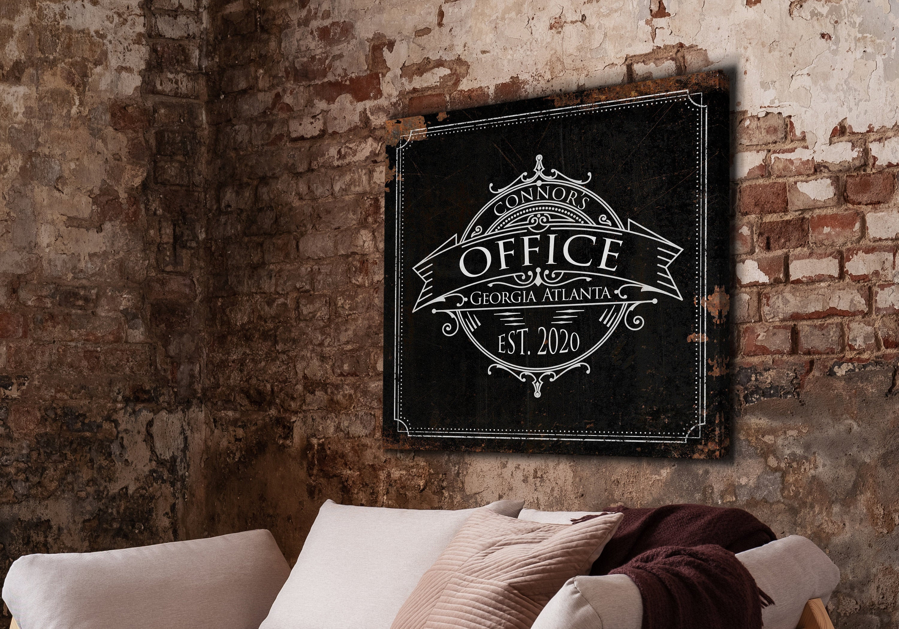 Custom Office Sign Home Office Sign Custom Business Signs | Etsy