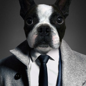Custom Pet Portraits,Pet Portraits,Fancy Custome Dog Potrait,Dog in Suit Portrait,Fun Dog Portrait,Custom Dog Canvas Art,Passed Away Dog