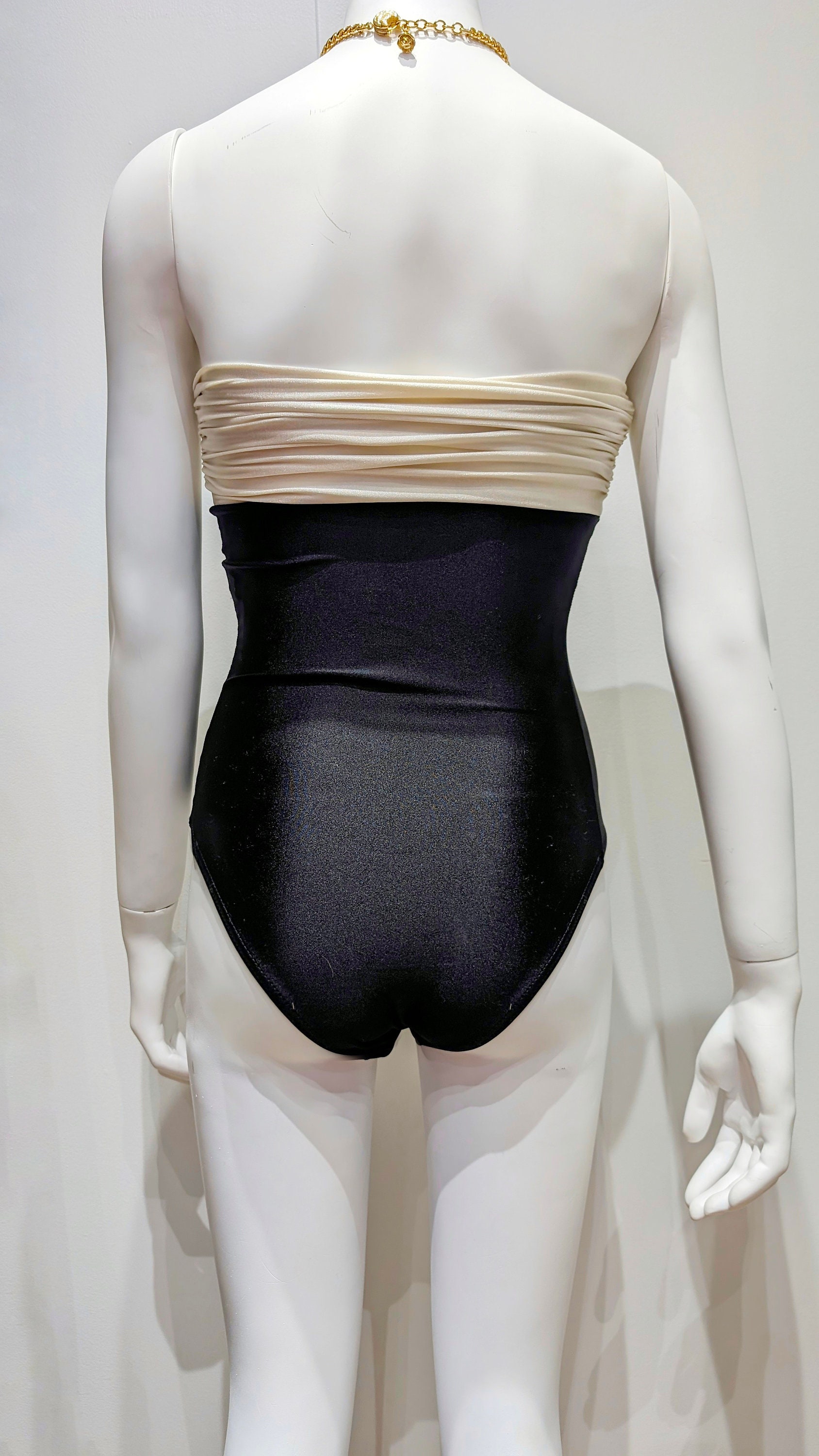 Chanel One-piece Swimsuit (1990) - Etsy