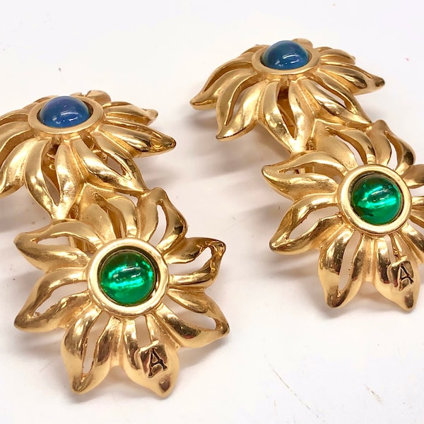 Alexandre de Paris earrings flowers