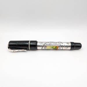 Penna stilografica Marlen in argento 925 - Verde Liberty - Art Nouveau - Edizione limitata