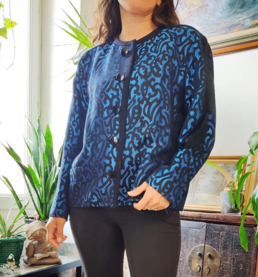 Yves Saint Laurent jacket jacket wide vintage French year 80