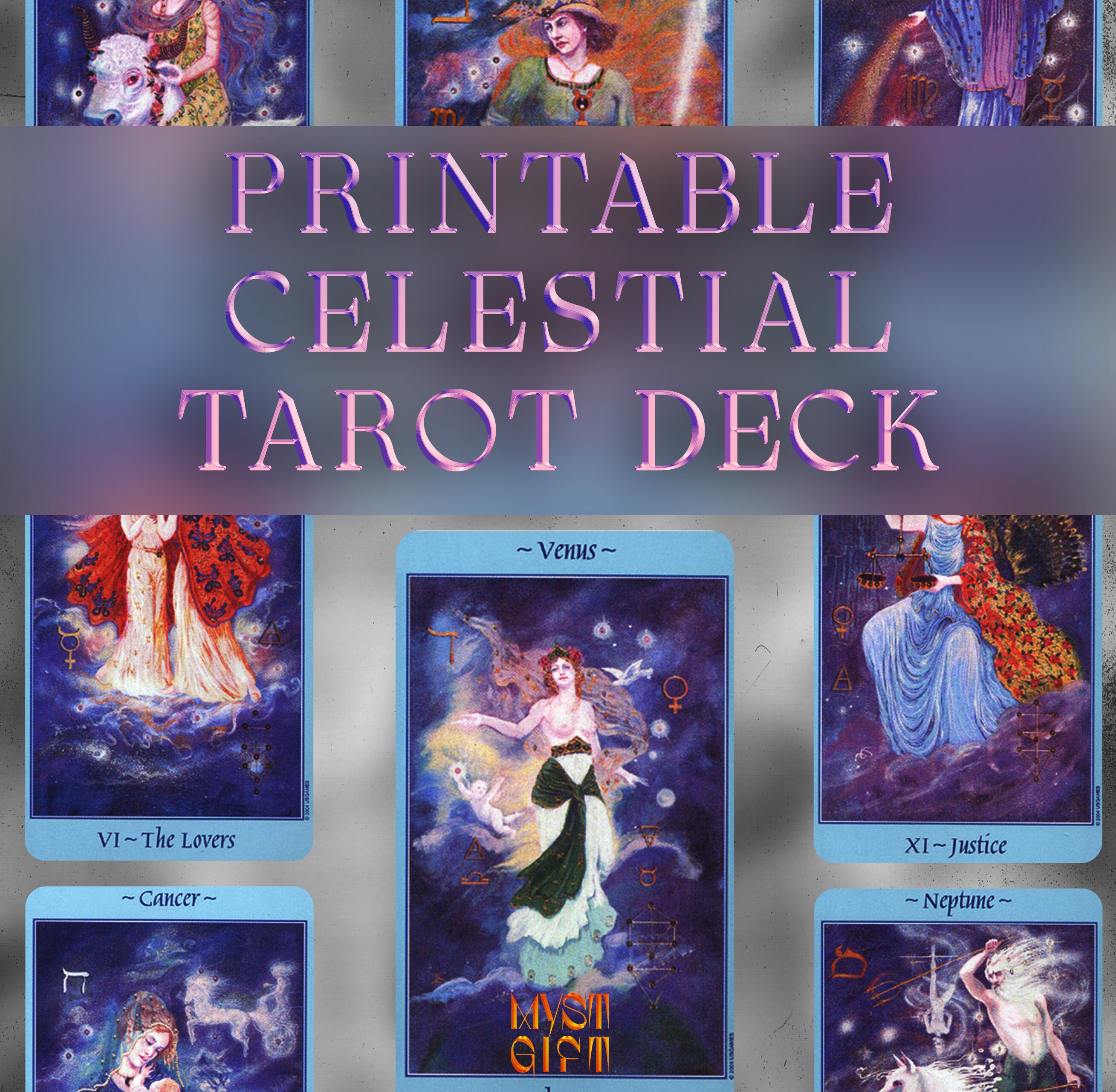 Celestial Tarot Cards Five Below Guidebook - 7h3x7uh