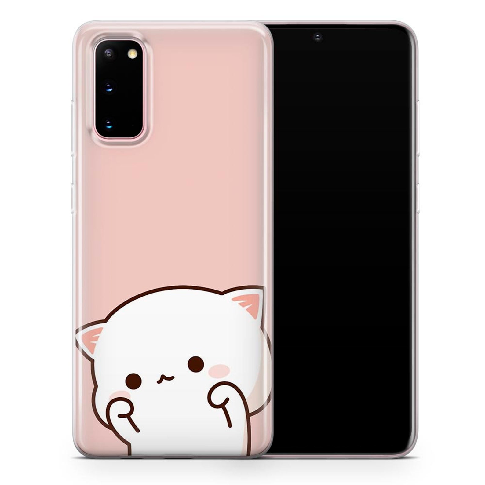 Cute Kawaii Cat Phone Case For iPhone 12 11 Pro 5 6 7 8 X XS Etsy