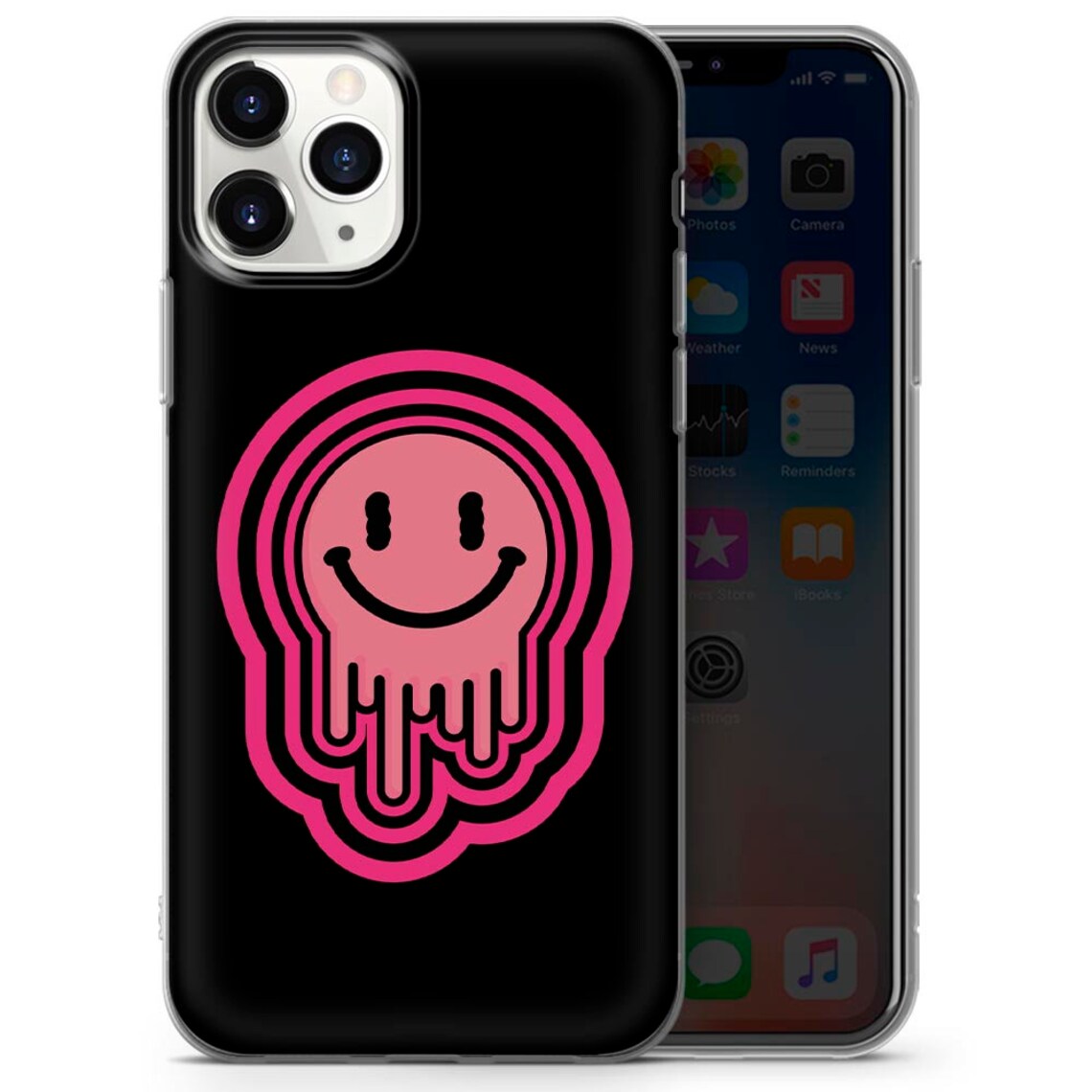 Smiley Acid Face Phone Case for Iphone 13 12 11 Pro XR 8 7 & Etsy UK