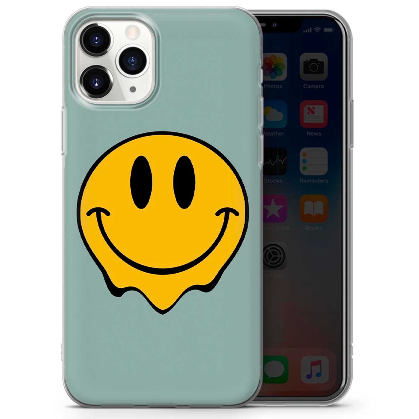 Smiley Acid face Phone Case for iPhone 12 11 Pro XR 8 7 & Etsy