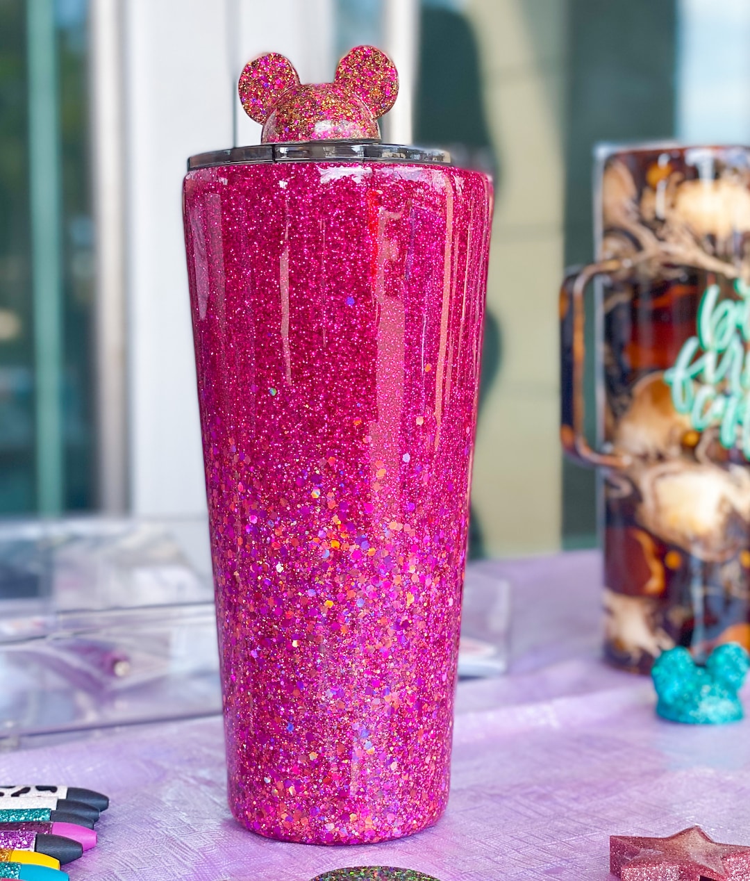 Glitter Cup, Glitter, Tumbler, Yeti, Ombre Tumbler, Cup, Pink Glitter –  That Glitter Supplier