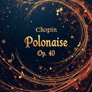 Chopin - Polonaise op.40 (Easy Piano) sheet music ,Classical music, Music score, digital music score, pop piano songs
