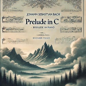 Bach - Prelude in C (Easy Piano) sheet music ,Classical music, Music score, digital music score, pop piano songs