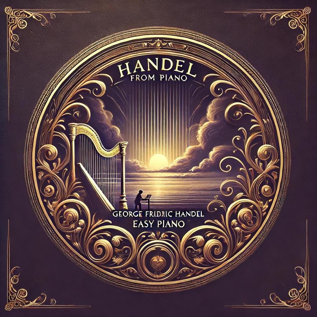 ヘンデル - ラルゴ（クセルクセスより）（簡単ピアノ）楽譜