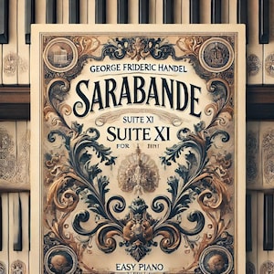Handel - Sarabande (from suite xi) (Easy Piano) sheet music ,Classical music, Music score, digital music score, pop piano songs