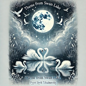 Tchaikovsky - Theme from Swan Lake sheet music ,Classical music, Music score, digital music score, pop piano songs